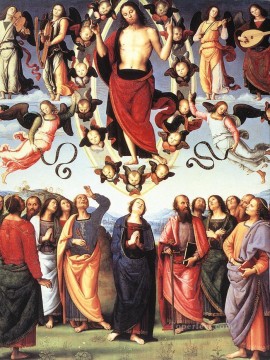 The Ascension of Christ religion Pietro Perugino Oil Paintings